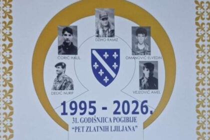 U nedjelju obilježavanje 31. godišnjice pogibije pet Zlatnih ljiljana u Mostaru