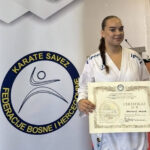 Medina Šahinović iz Karate kluba Igman Konjic položila za crni pojas 1. Dan