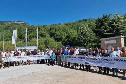 PROTEST Bitka za vodu i šumu u Kruščici kod Konjica: Stanovnici sedmicama blokiraju mehanizaciju Šumarstva