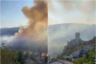 Veliki požar kod Počitelja, ugrožen Stari grad