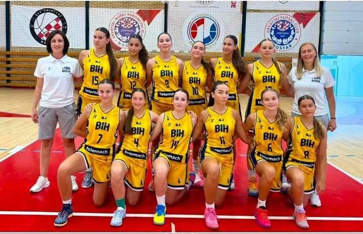 Konjičanke Lemana Šarić i Ajna Mehić među 12 najboljih U14 košarkašica BiH