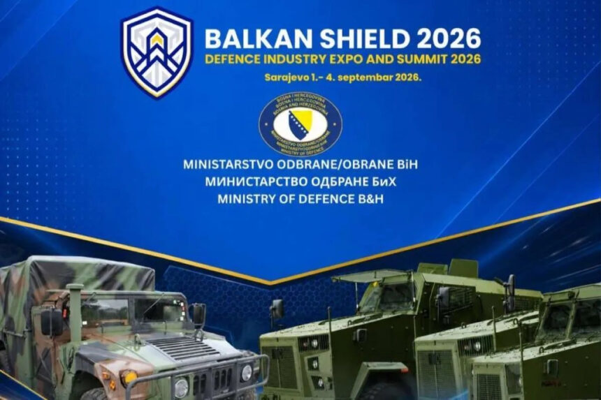Sarajevo danas postaje centar namjenske industrije: Otvara se prvi sajam 'First Balkan Shield 2026'