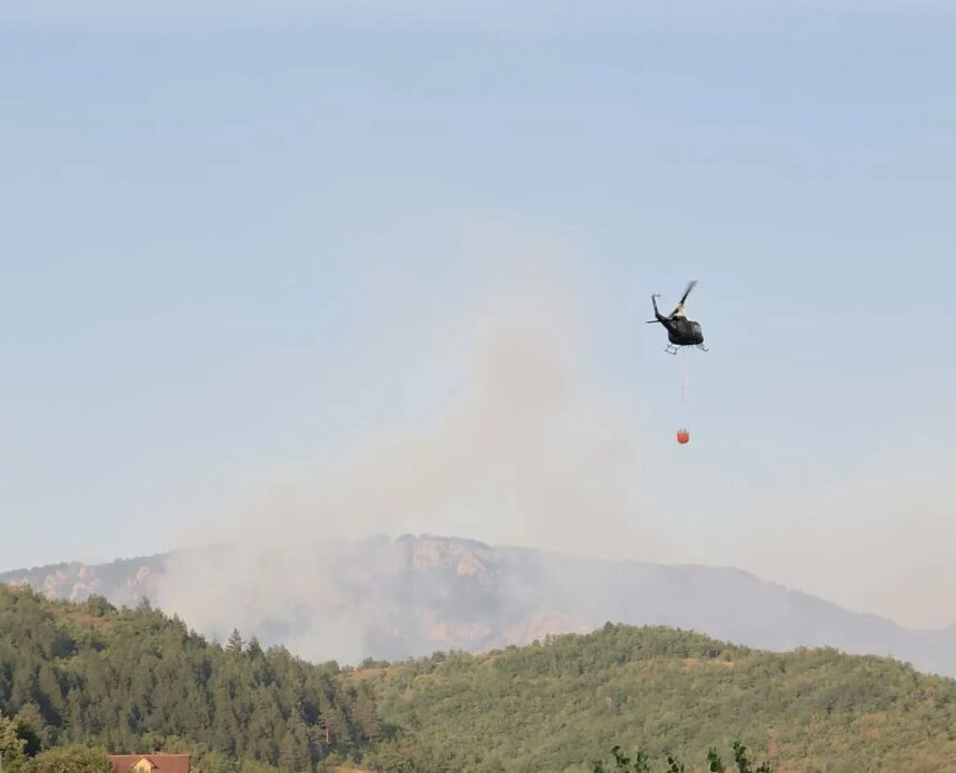Pojačani resursi OS BiH na gašenju požara