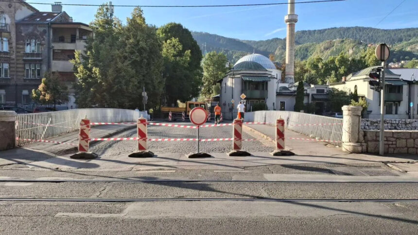 Carev most u Sarajevu zatvoren za saobraćaj