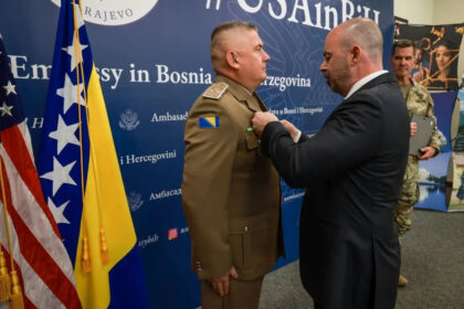 Brigadir OS BiH Admir Jusupović odlikovan i drugom prestižnom američkom medaljom