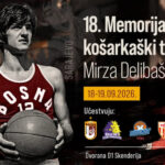 U Skenderiji danas počinje dvodnevni Memorijalni košarkaški turnir Mirza Delibašić
