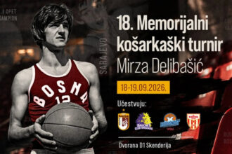 U Skenderiji danas počinje dvodnevni Memorijalni košarkaški turnir Mirza Delibašić