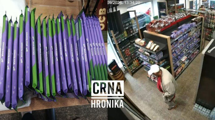 Pokušao ukrasti 22 Milka čokolade: Uhvaćen na djelu, pa morao sve vratiti