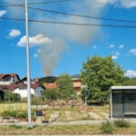 Požar na Husinu: Gusti dim prekrio dio Tuzle, vatrogasci na terenu