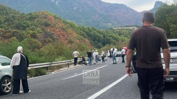 Teška nesreća na M-17 na Bradini: Povrijeđen motociklista, saobraćaj potpuno obustavljen