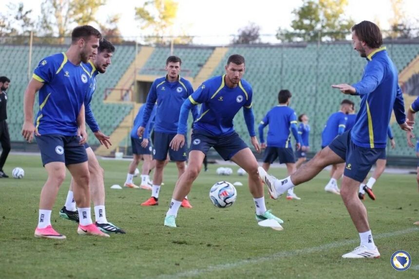Džeko na Koševu odradio posljednji trening kao Zmaj