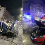 Dva automobila izgorjela na parkingu na Palama