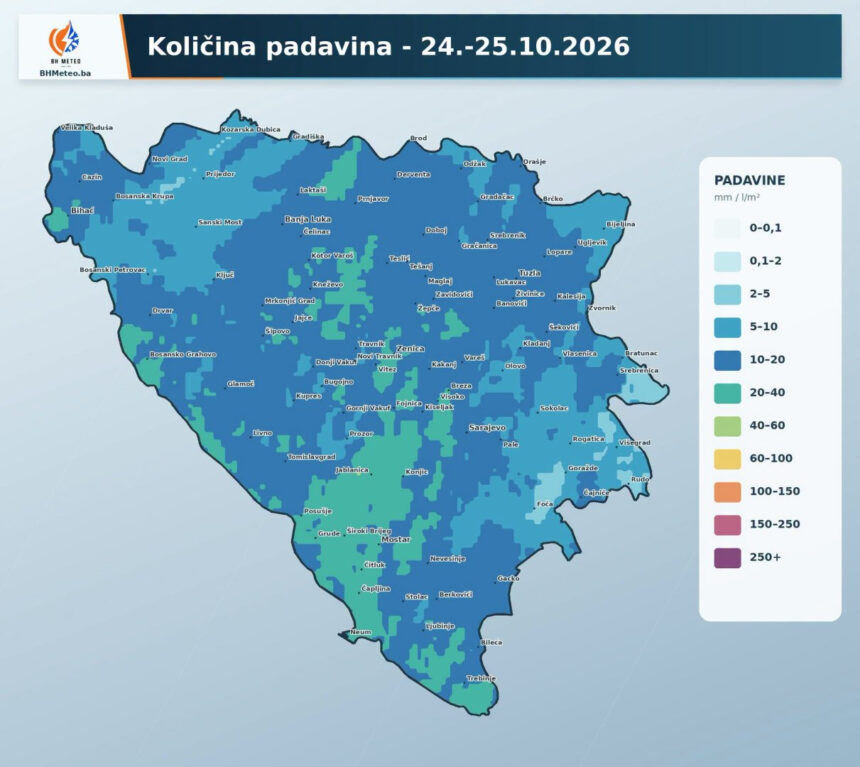 Stiže zahlađenje i nove padavine: Hoće li prvi snijeg zabijeliti planine, kakvo vrijeme čeka Podrinje?