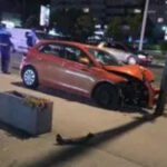 Nesreća na Dolac Malti: Automobil se zabio u stub
